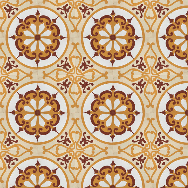 AmberFlowersTile